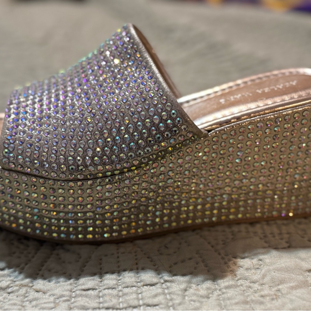 Sparkling Rhinestone Women's Mules